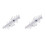 2 Pezzi Decorazione In Sposa Fascia Con 2
