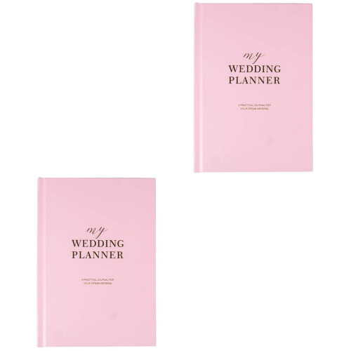 2 Pezzi Libro Organizzatore Matrimonio Pianificazione 2