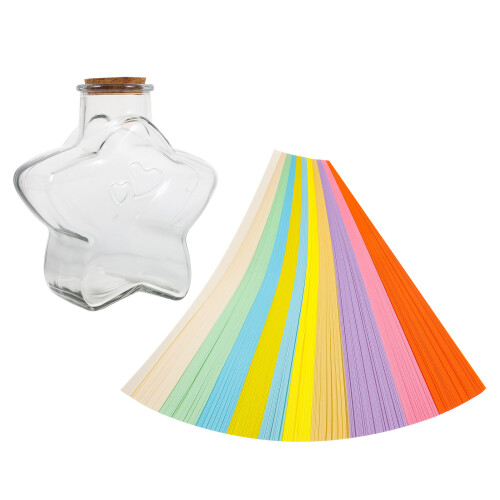 2 Set Strisce Origami A Stella Con E