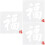 3 Pezzi Fu Traforata Stencil Per Pittura Muro 6