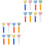 2 Set Da 50 Bambini, A Forma 4