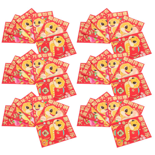 144 Pezzi Buste Rosse Per Contanti E Regalo Denaro Fortunato 1