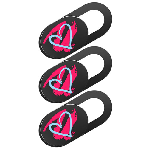 6 Pezzi Cover Cuore Per Laptop Computer Telefono Fotocamera