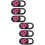 6 Pezzi Cover Cuore Per Laptop Computer Telefono Fotocamera 8
