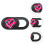 6 Pezzi Cover Cuore Per Laptop Computer Telefono Fotocamera 10