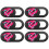 6 Pezzi Cover Cuore Per Laptop Computer Telefono Fotocamera 3