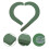 Cuore Verde Per Decorazioni Matrimonio 3