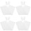 4 Set Sacchetto Porta Fiori A Forma 7