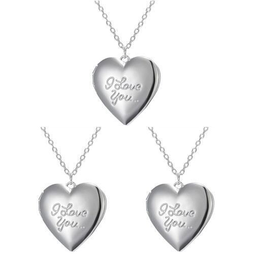 3 Pezzi Collana Con Ciondolo In Foto 1