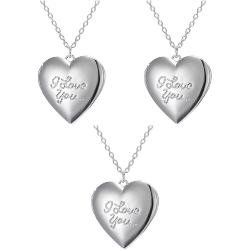3 Pezzi Collana Con Ciondolo In Foto 2