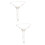 2 Pezzi Cavigliera Sposa Con Per 7