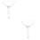 2 Pezzi Cavigliera Sposa Con Per 6