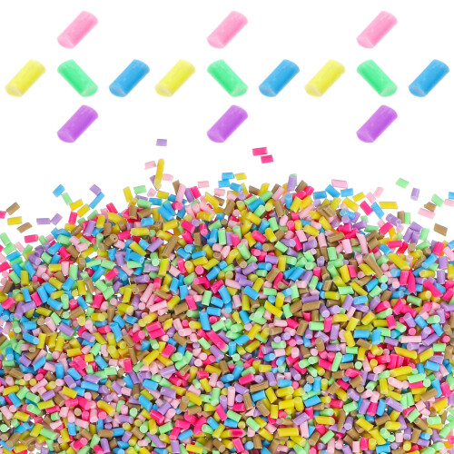 2 Set Sprinkle In Polimeri Colorati Per Decorazioni Da Te