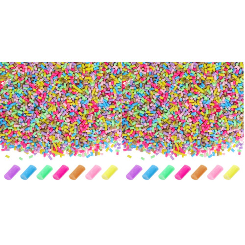 2 Set Sprinkle In Polimeri Colorati Per Decorazioni Da Te 1