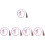 5 Pezzi Perline Con Borchie E Nappina Decorativa 5