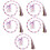 5 Pezzi Perline Con Borchie E Nappina Decorativa 7