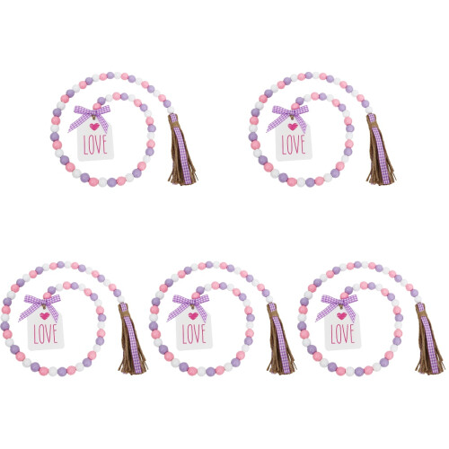 5 Pezzi Perline Con Borchie E Nappina Decorativa 1