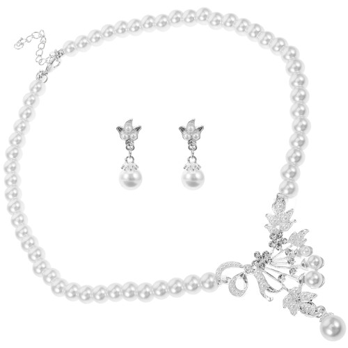 Set Pendenti con e e Collana per Sposa
