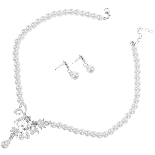 Set Pendenti con e e Collana per Sposa 2