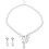 Set Pendenti con e e Collana per Sposa 10