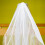 Lungo Velocino Sposa Singolo Con Pettine 10