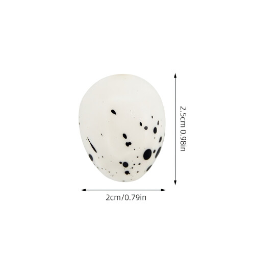 150 Uova Artificiali 2,5 Cm Bianco Per Decorazione 2