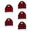 10 Pezzi Copricapo A Cappello Natale Per Poggiatesta Auto 10