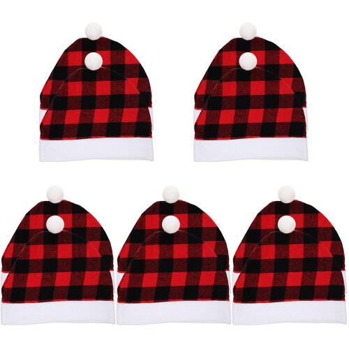 10 Pezzi Copricapo A Cappello Natale Per Poggiatesta Auto 1