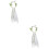 2 Pezzi Sposa Accessorio Prop Foto 6