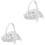 2 Pezzi Cuscino Anello In Con 3