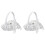 2 Pezzi Cuscino Anello In Con 2