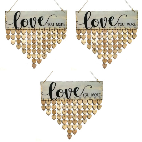 3 Pezzi Tabellone Planner In Con Corda E Dischi 2