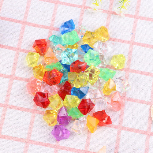 50 Pietre Decorative In Acrilico Colorato Per 1
