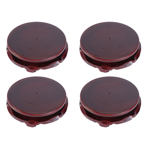 Base Rotante Per Vaso 4 Pezzi Decorativo 2