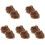 10 Pezzi Orecchie Chignon Clip 4