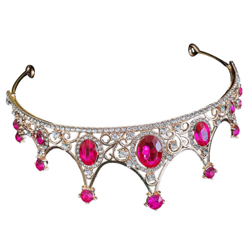 5 Pezzi Sposa Con , Tiara Per Accessorio 2