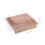 100 Pezzi Contenitore Per Torta 12X11X6,5 Cm Con Trasparente 3