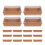 100 Pezzi Contenitore Per Torta 12X11X6,5 Cm Con Trasparente 11