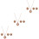 Collana Sposa 3 Pezzi In Cristallo Scuro 5
