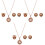 Collana Sposa 3 Pezzi In Cristallo Scuro 3
