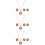 Collana Sposa 3 Pezzi In Cristallo Scuro 8