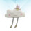 Smile Cloud Cuscino Peluche Morbido Per Letto Casa Dimensioni L 6