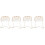 4 Pezzi Sera Clutch Con 6