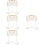 4 Pezzi Sera Clutch Con 9