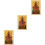 3 Stuks Jaar Van De Beschermingskaart Amulet 7