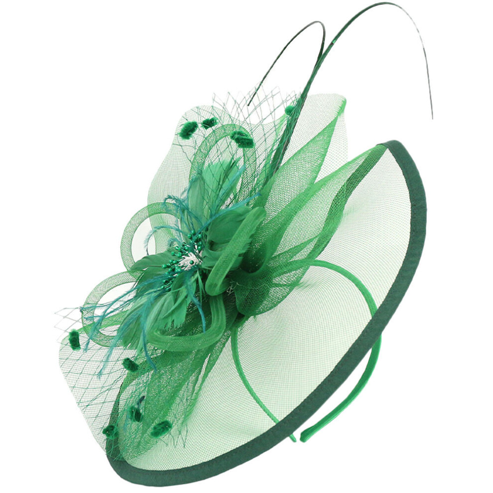 3 Sluier Fascinator Hoed Met Haarspeld Vrouwen-image
