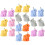 80 Pcs Easter Bunny Resin Charms For Jewelry Making 1
