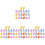 80 Pcs Easter Bunny Resin Charms For Jewelry Making 4