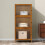 Living And Home 3-Tier Versatile Bamboo Storage Cabinet 2