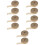 10Rolls Rustic Natural Jute Ribbon Wedding and DIY Decoration 7